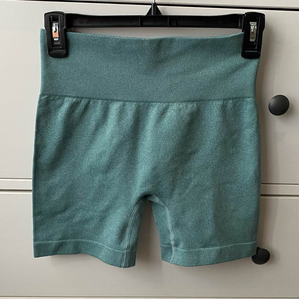 Blue athletic shorts